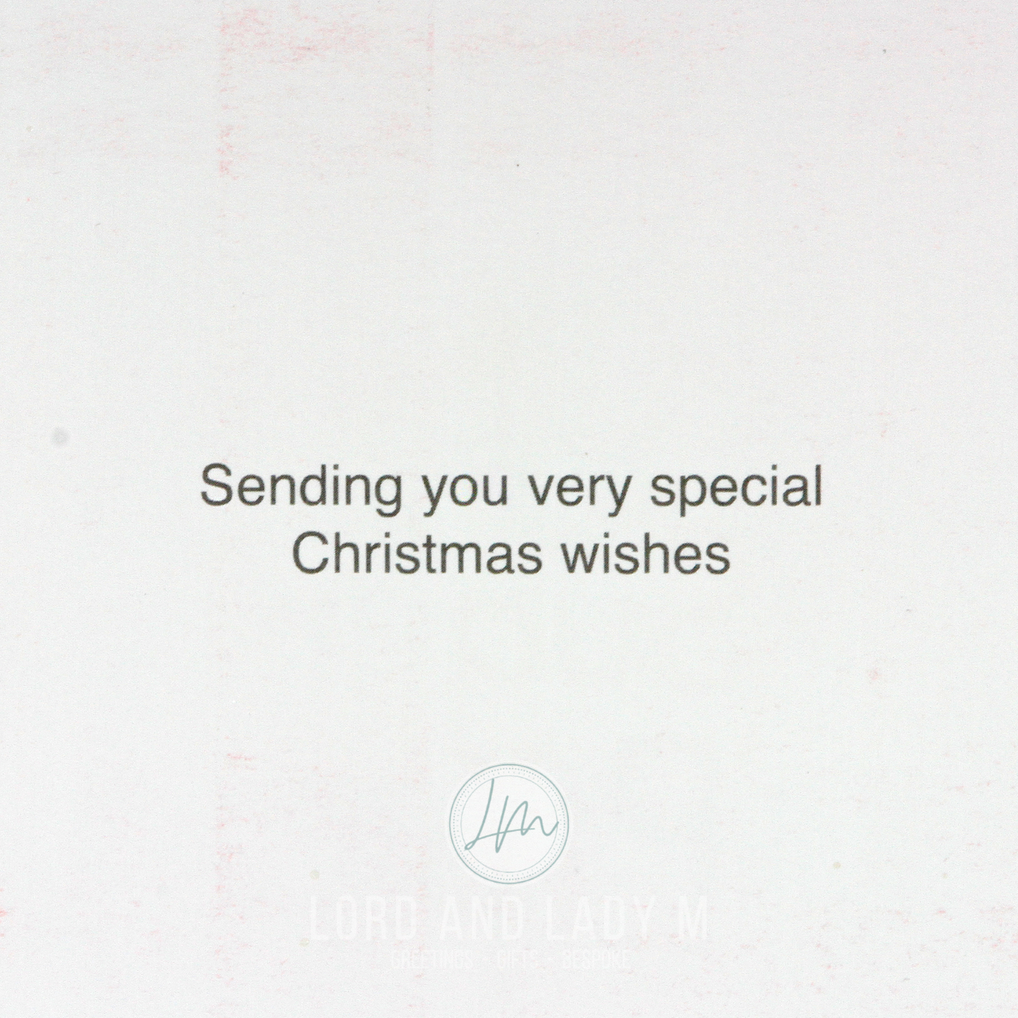 22cm - From Far Away Sending Christmas Smiles - OH