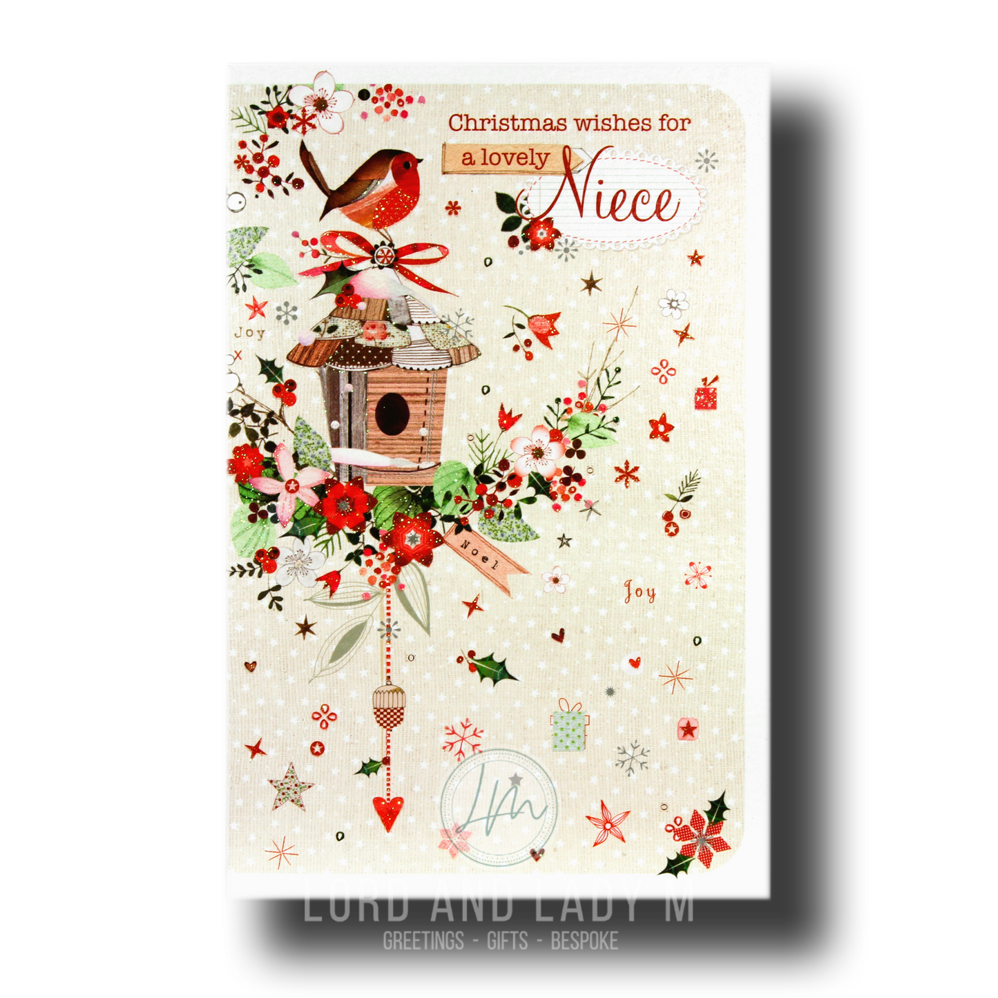 21cm - Christmas Wishes To A Lovely Niece - OH