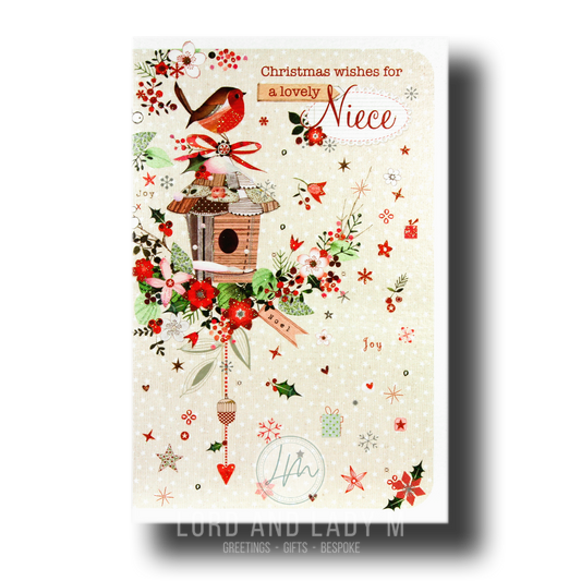 21cm - Christmas Wishes To A Lovely Niece - OH