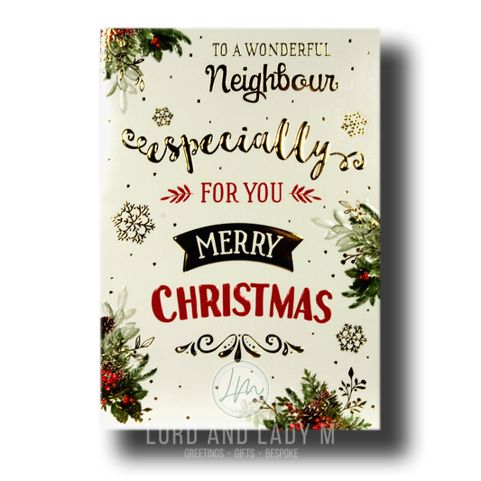 19cm - To A Wonderful Neighbour Especially - BGC