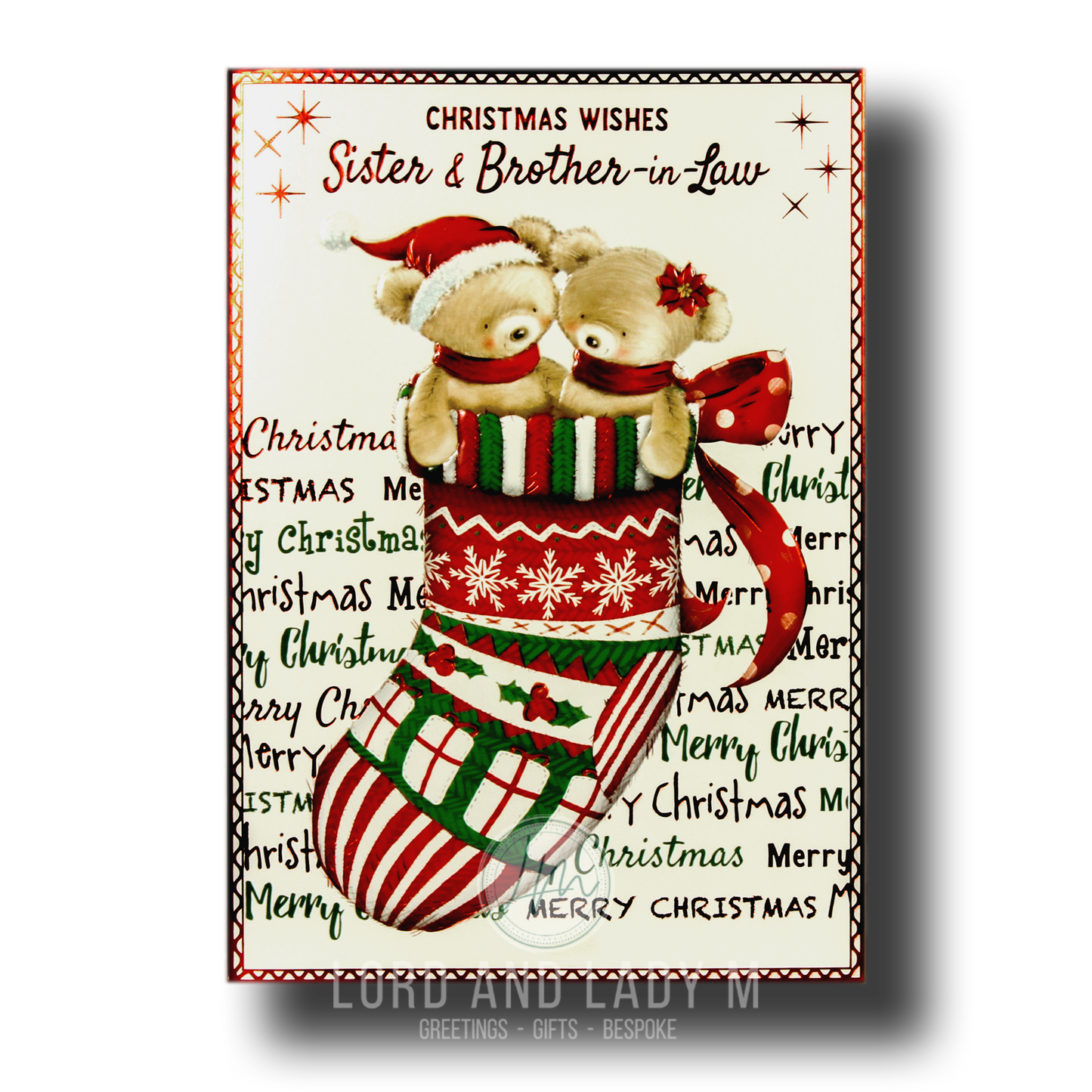 19cm - .. Wishes Sister & Brother-in-Law - BGC