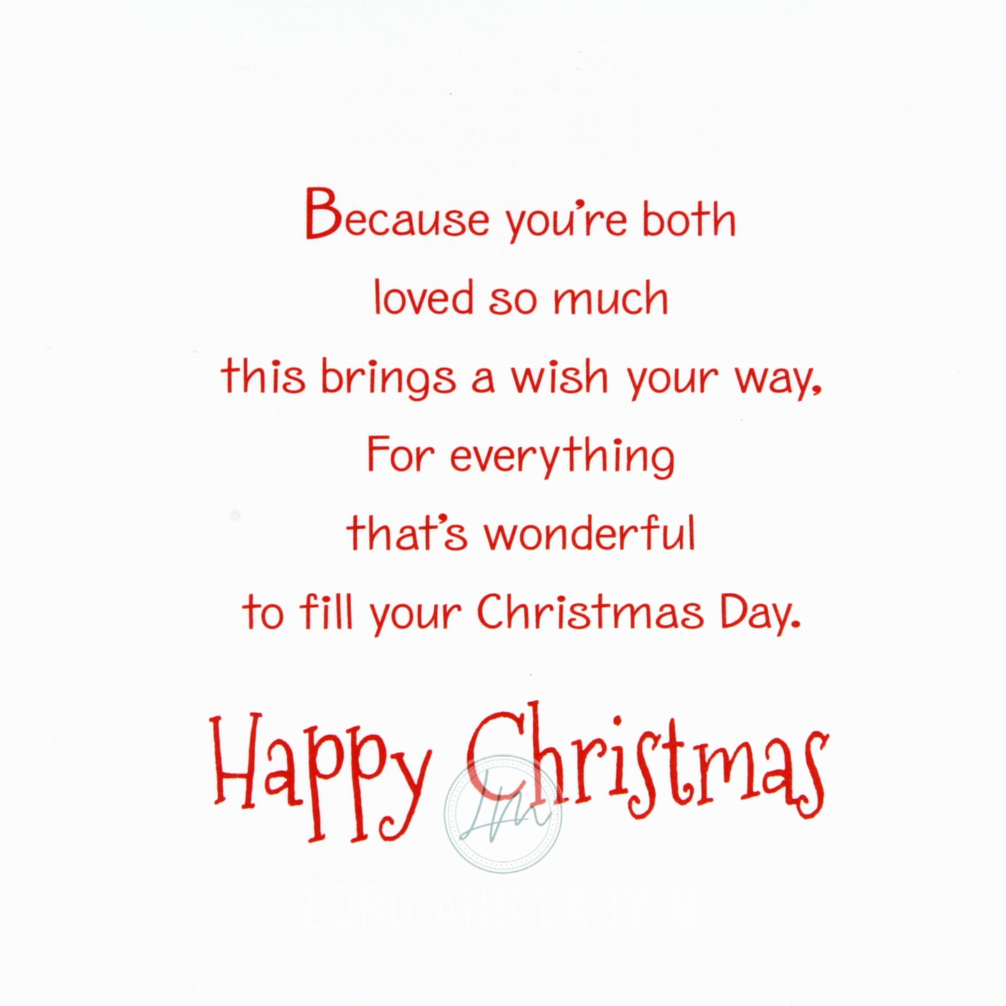 19cm - .. Sister & Brother-in-Law - Snowman - BGC