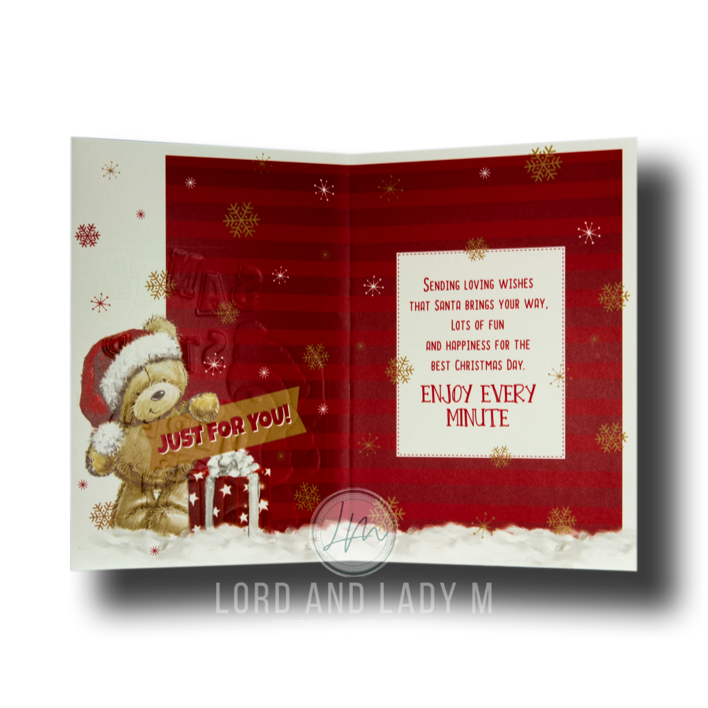19cm - To A Very Special Grandson Santa Stop - BG