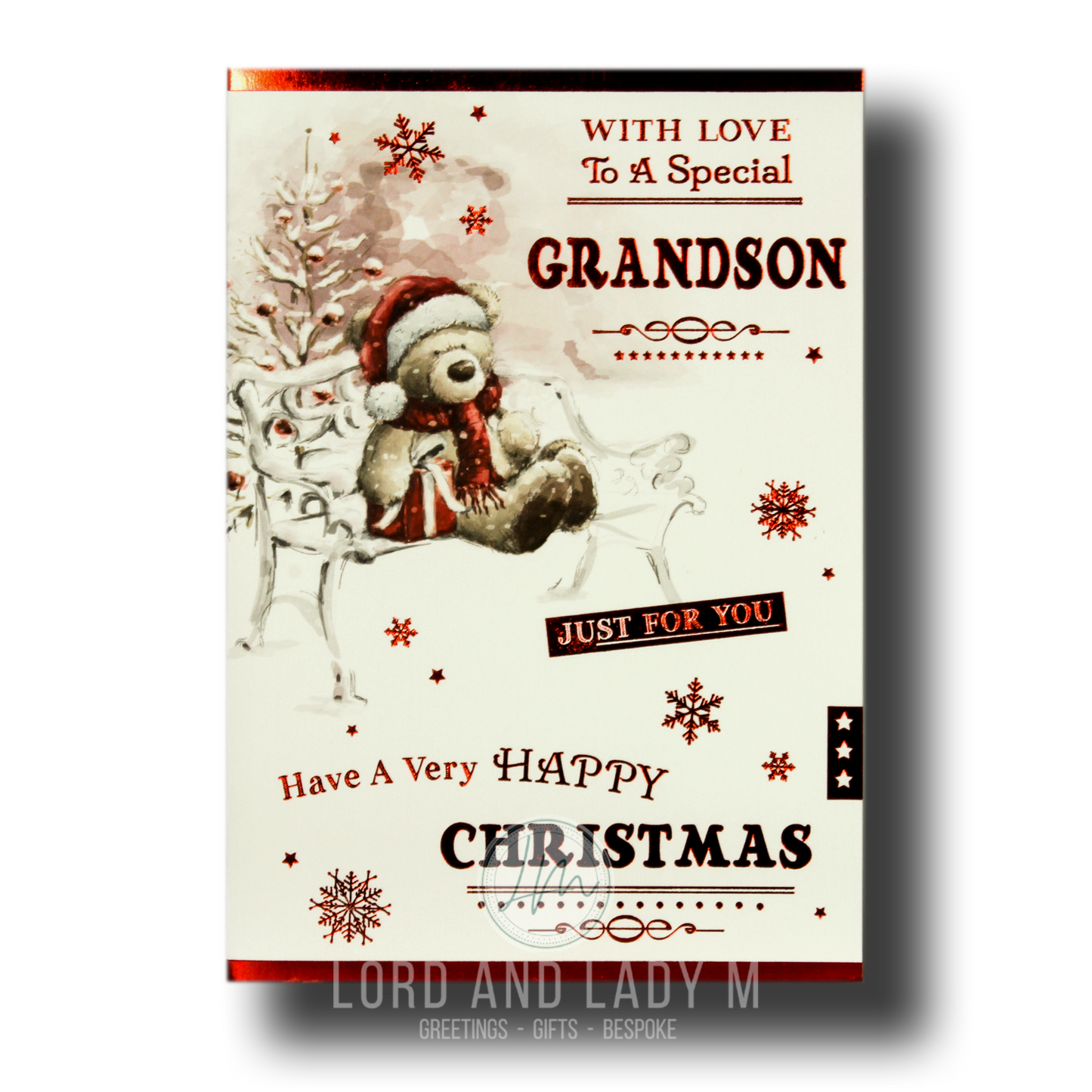 19cm - With Love To A Special Grandson Just - BGC