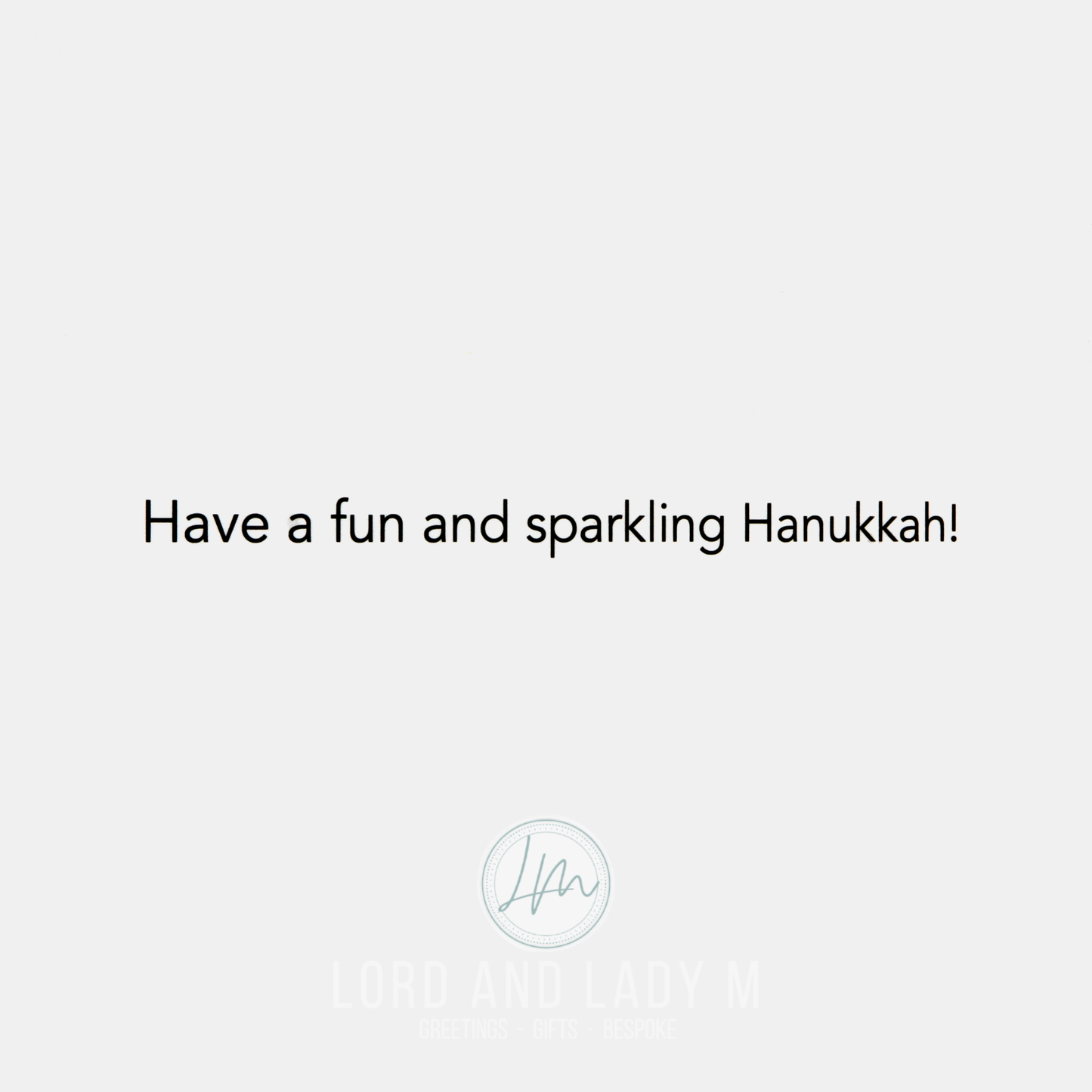 15cm - Hanukkah Greetings - 9 Items Green - DV