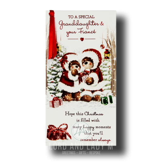 23cm - To A Special Granddaughter & Your Fiance -B