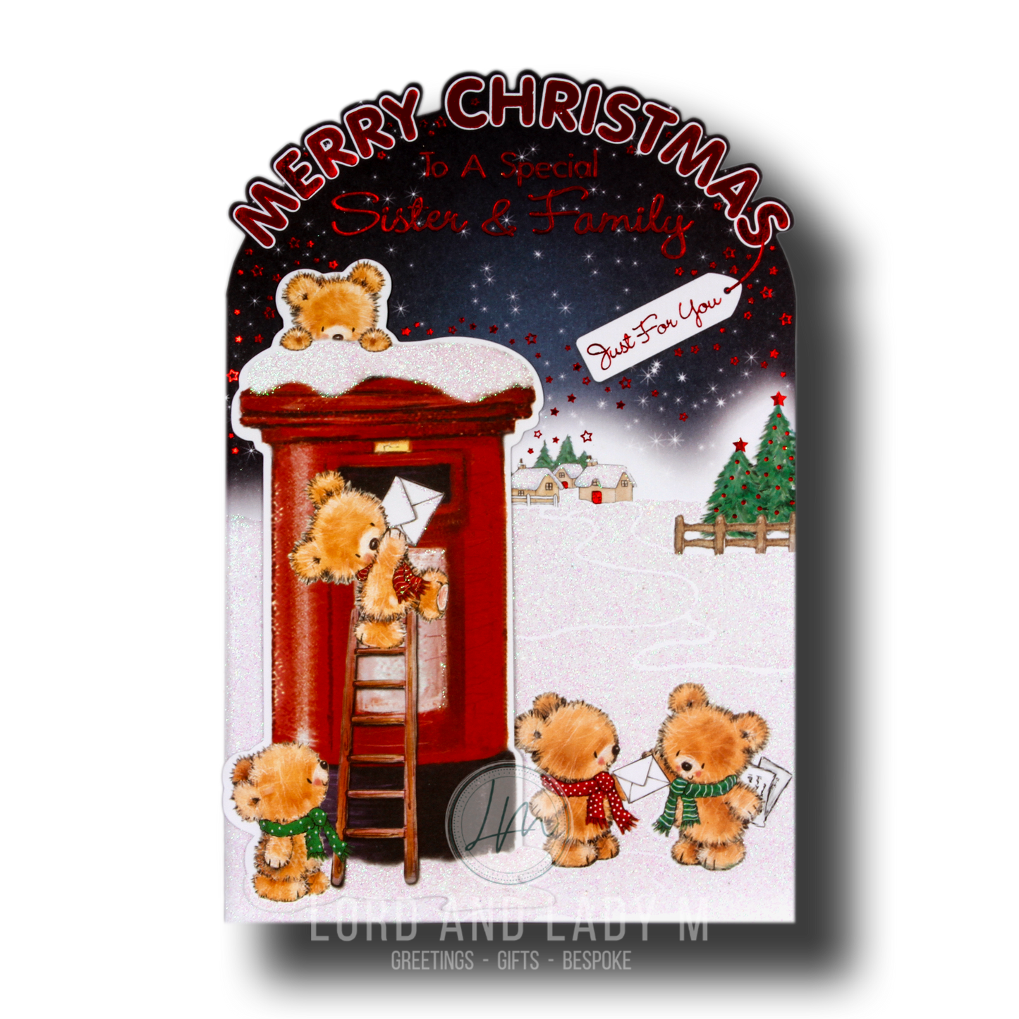 23cm - Merry Christmas To A Special Sister & - BGC