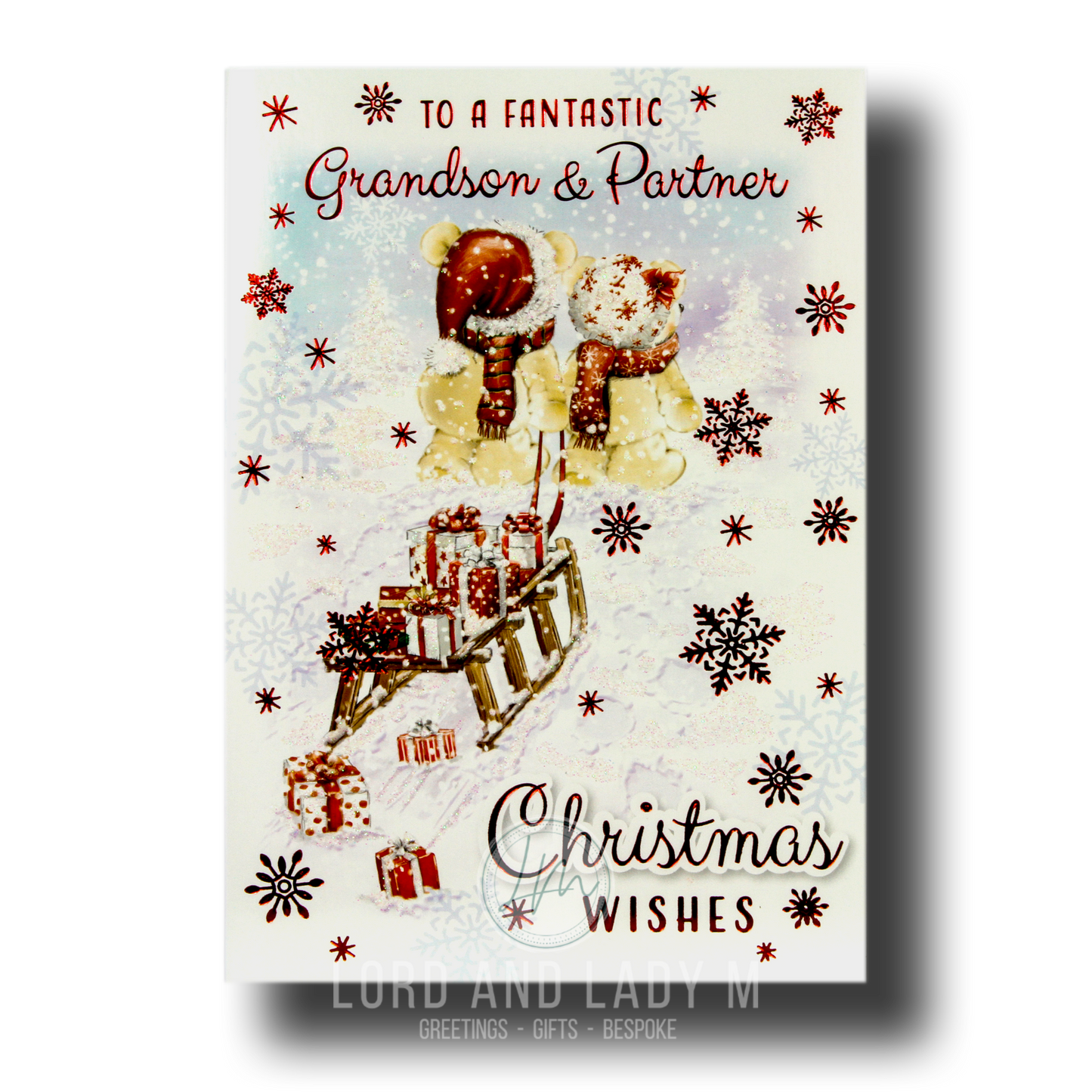 19cm - To A Fantastic Grandson & Partner - BGC