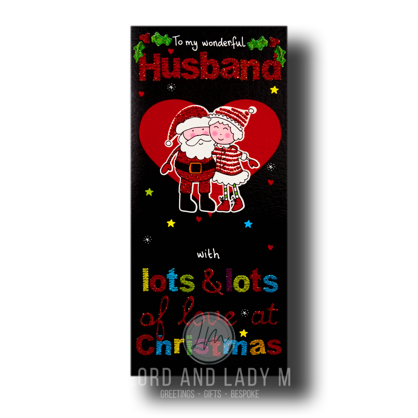 23cm - To My Wonderful Husband With Lots & .. - OH