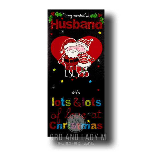 23cm - To My Wonderful Husband With Lots & .. - OH