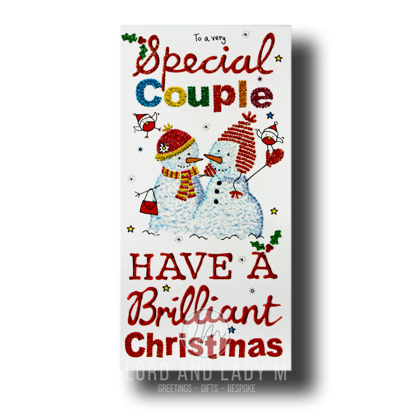 23cm - To A Very Special Couple - Snowmen - OH