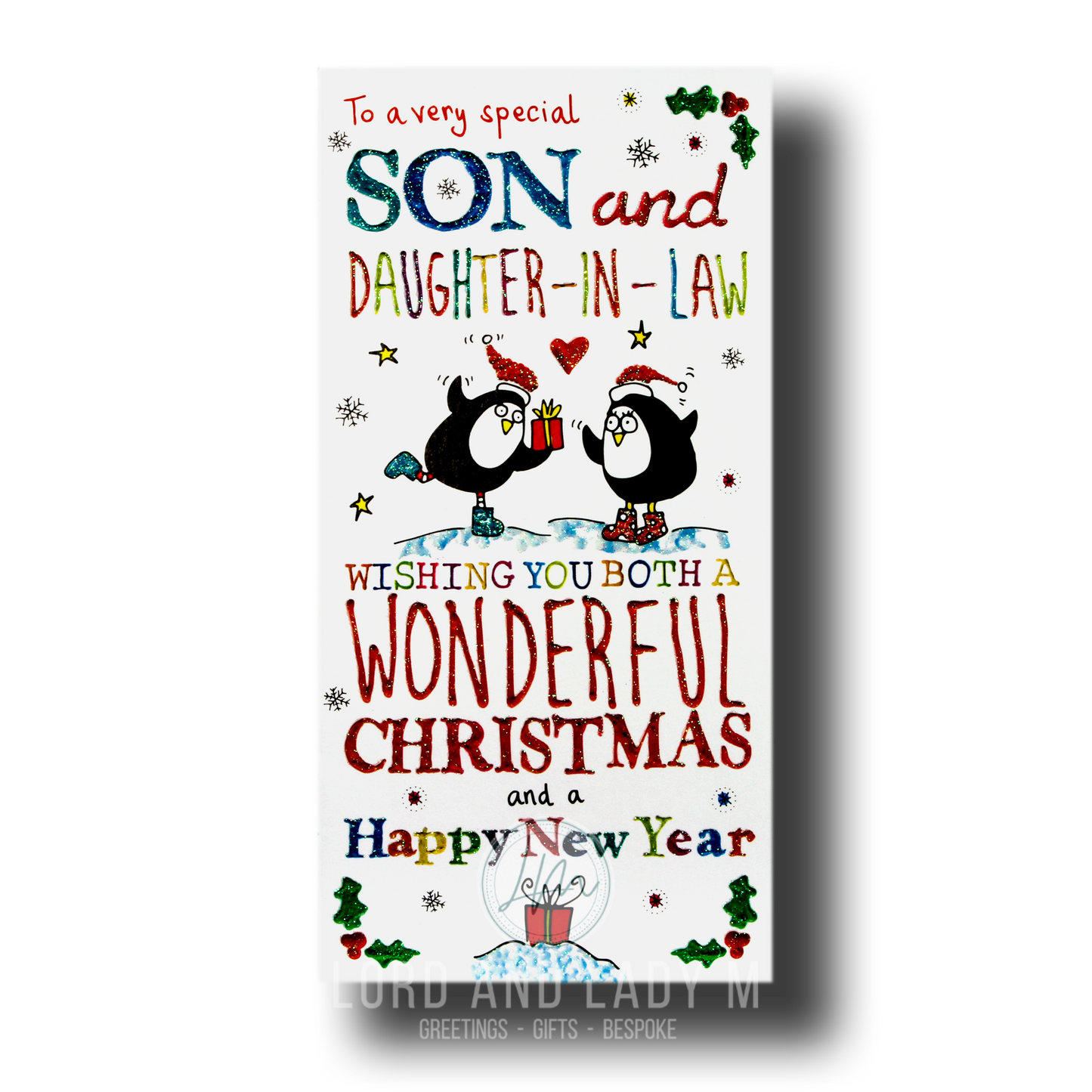 23cm - To A Very Special Son And ..- Penguins - OH