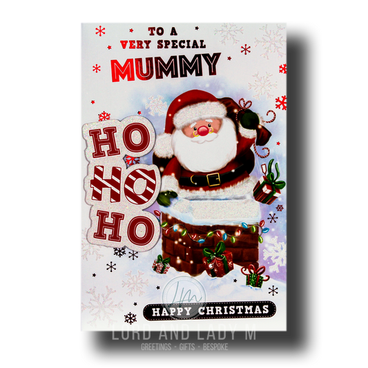 23cm - To A Very Special Mummy Ho Ho Ho - BGC