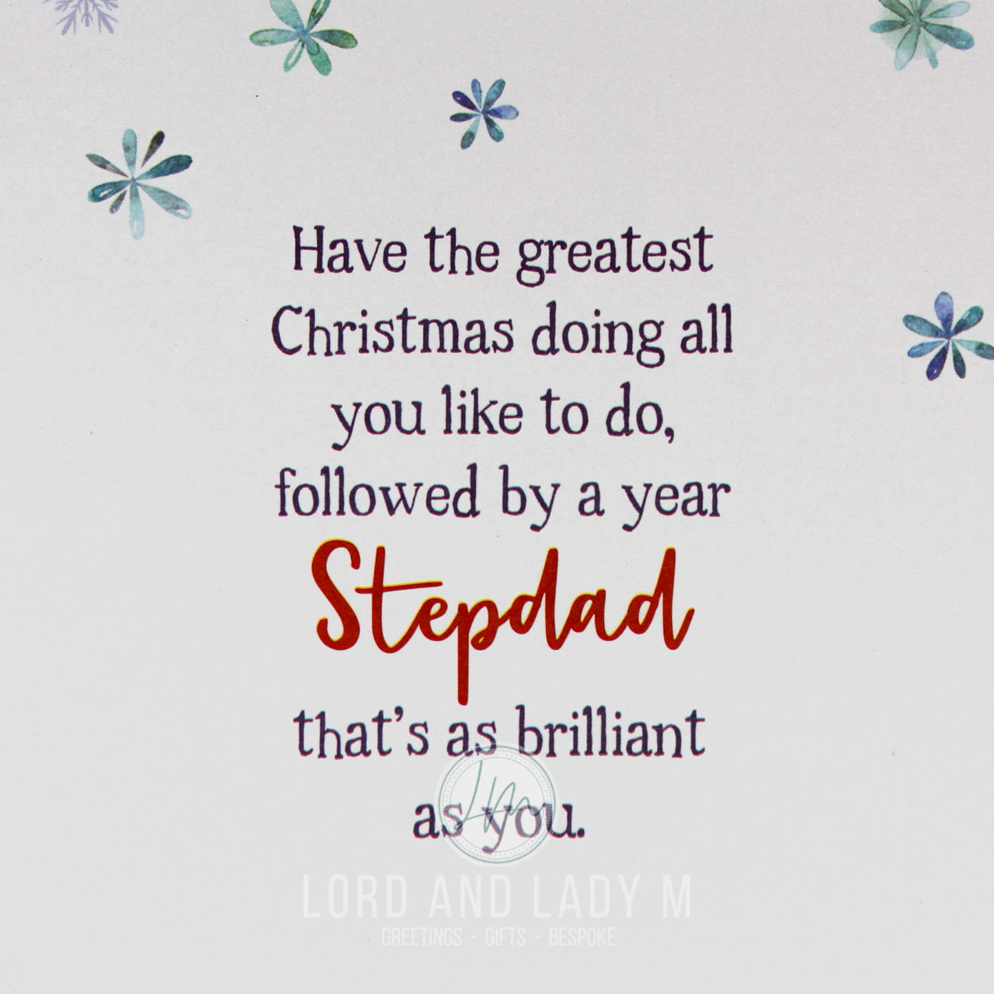 19cm - Wishing A Very Special Stepdad A Happy - GH