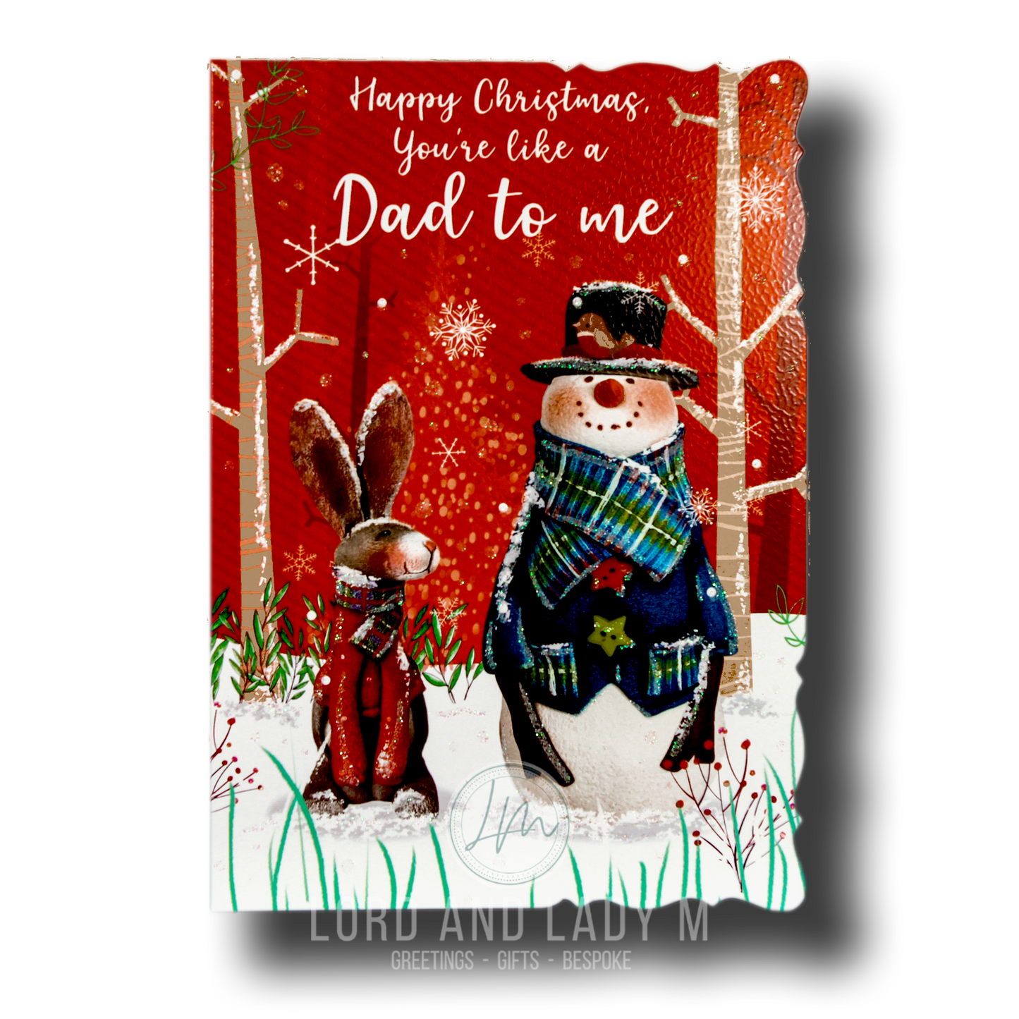 19cm - Happy Christmas You're Like A Dad To Me -GH