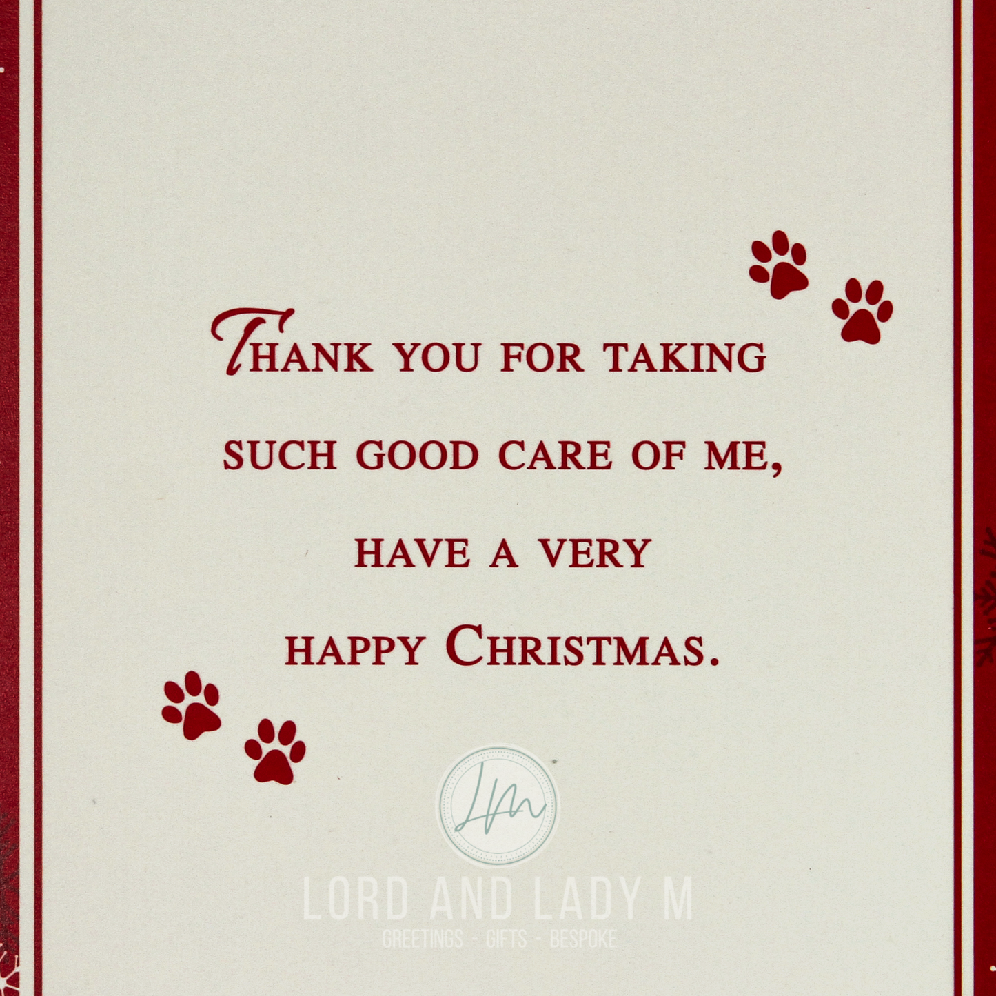 19cm - Christmas Wishes From The Cat - Fire - BGC
