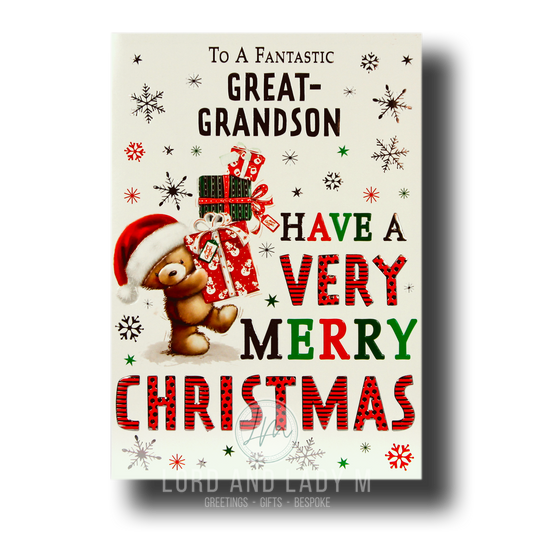 19cm - .. Great-Grandson Have A Very Merry - BGC