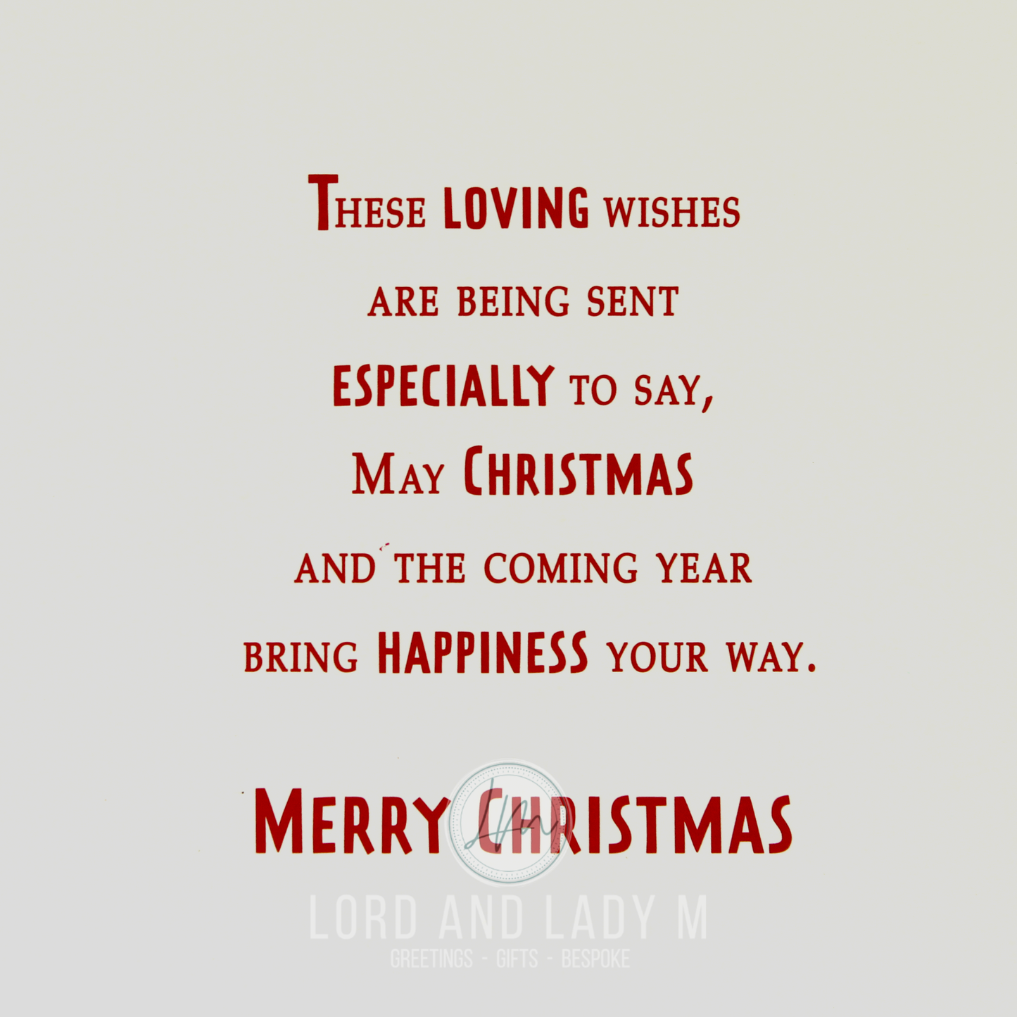 19cm - .. Great-Grandson Have A Very Merry - BGC