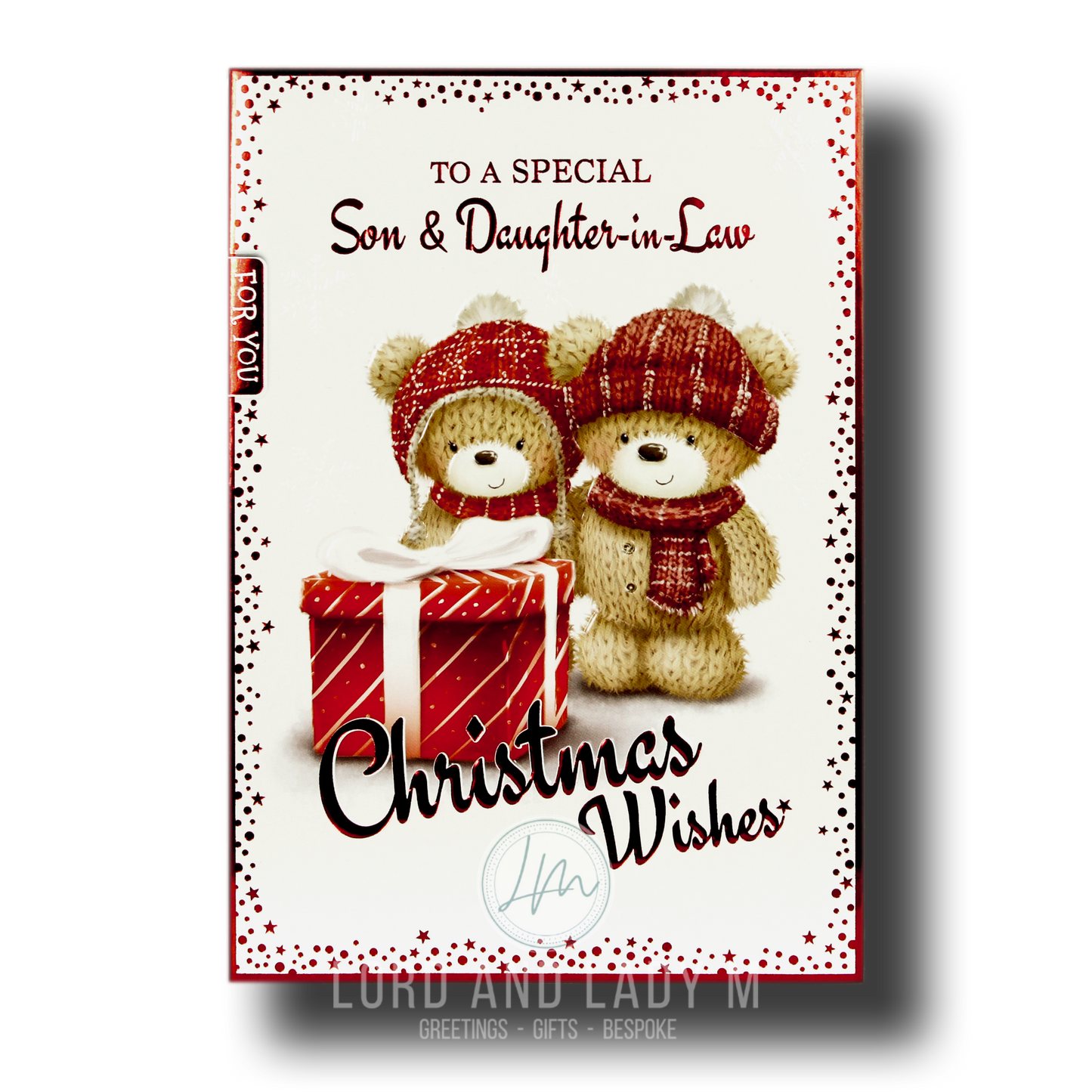 19cm - To A Special Son & Daughter-in-Law - BGC