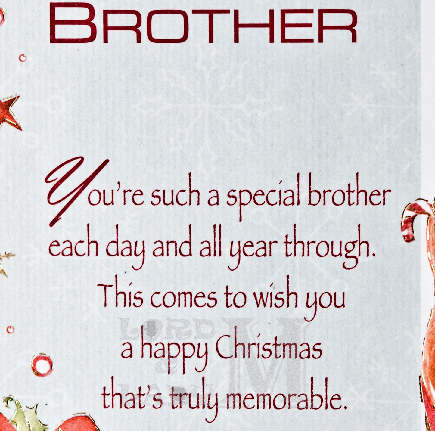 23cm - For A Special Brother You're Such A Special