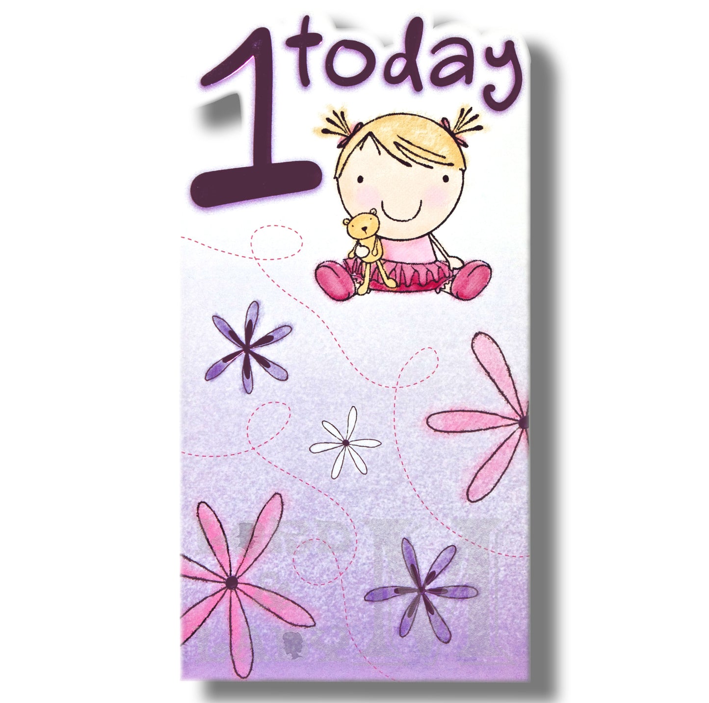23cm - 1 Today - Girl & Teddy - H