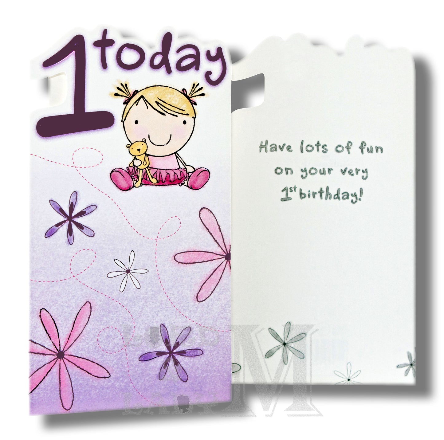 23cm - 1 Today - Girl & Teddy - H