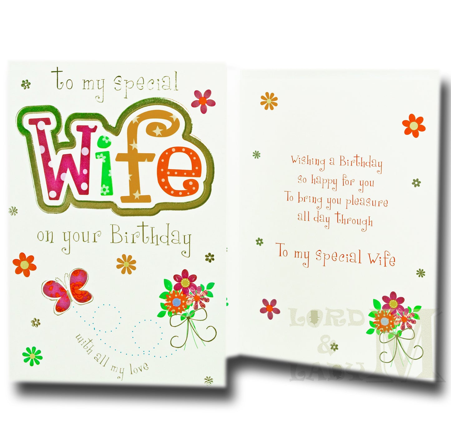 To My Special Wife on your Birthday
