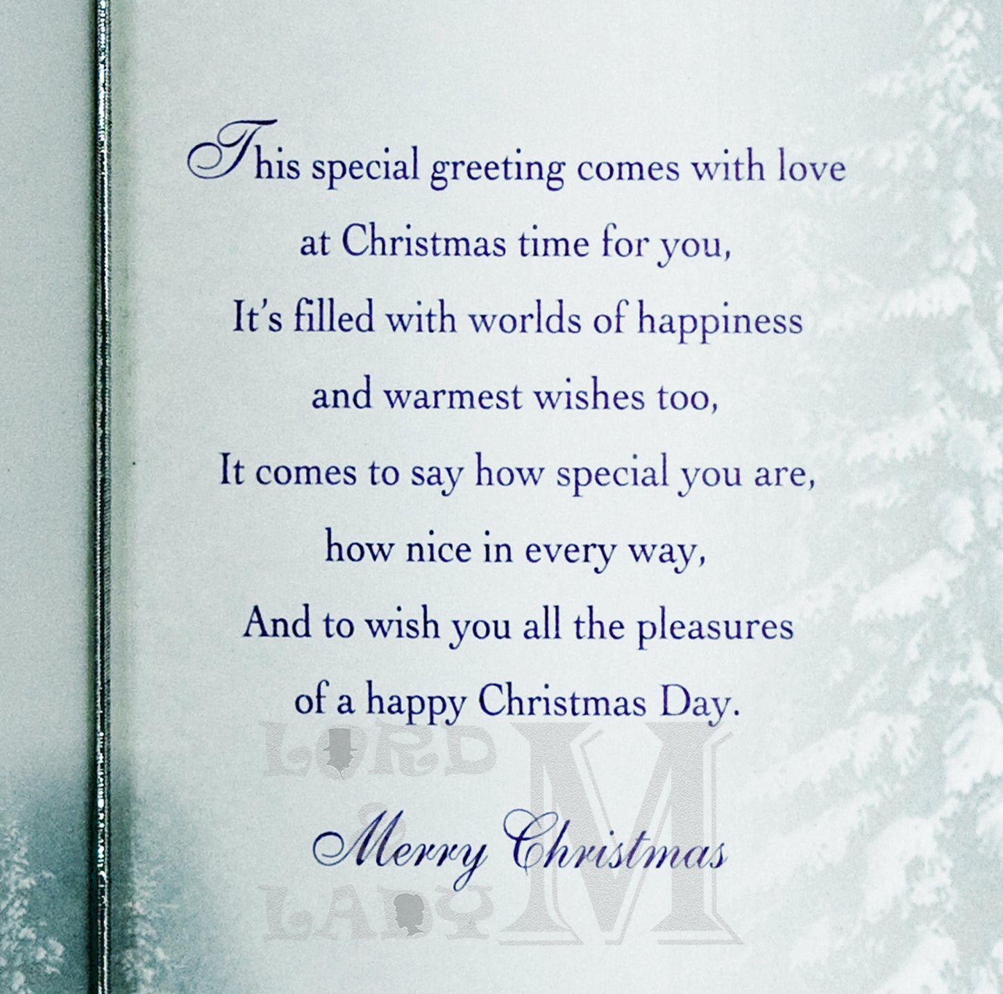 23cm - Christmas Wishes For A Dear Grandfather