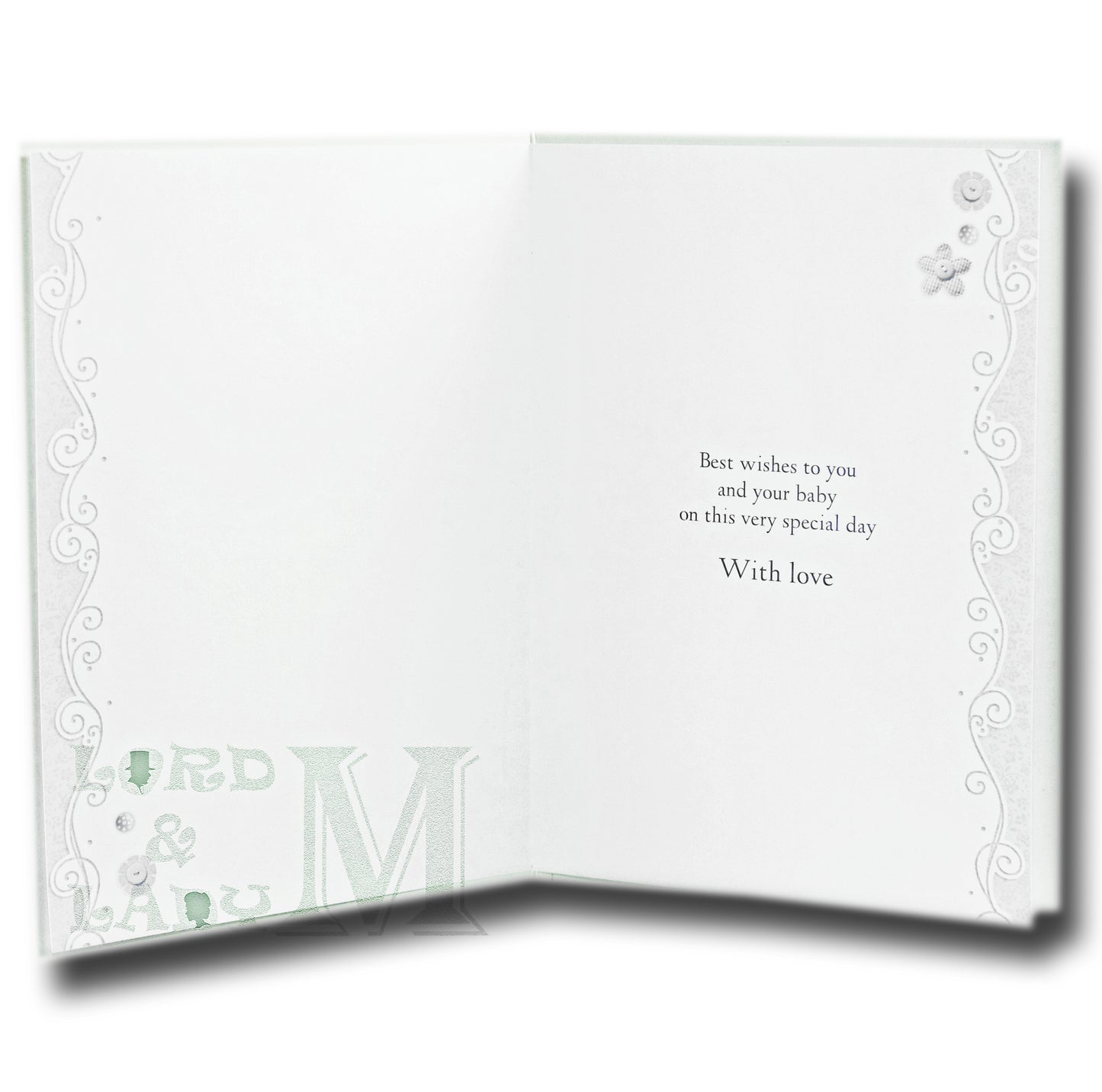 22cm - On Your Christening Beautiful Button Nose