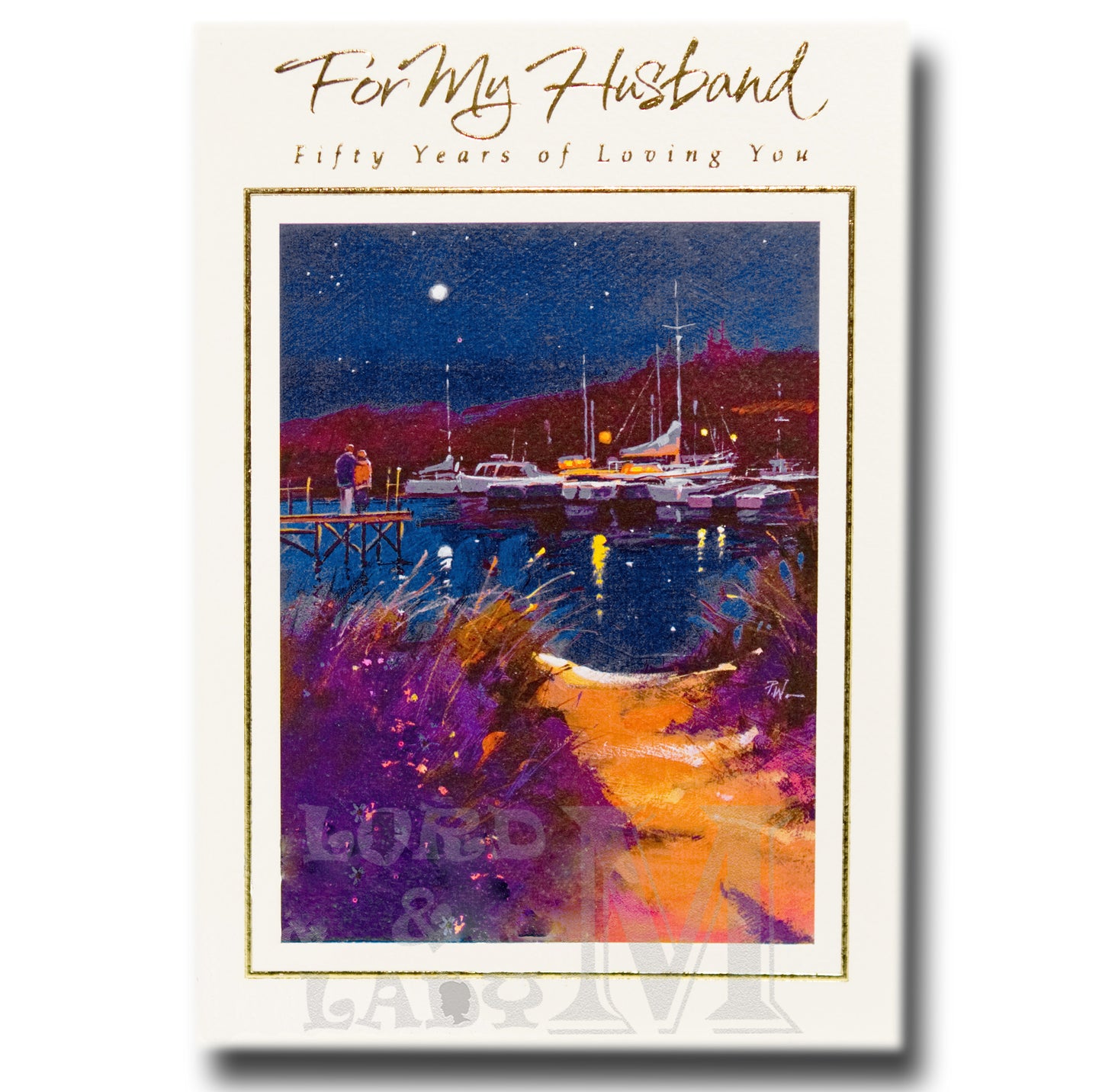 23cm - For My Husband Fifty Years Of Loving You