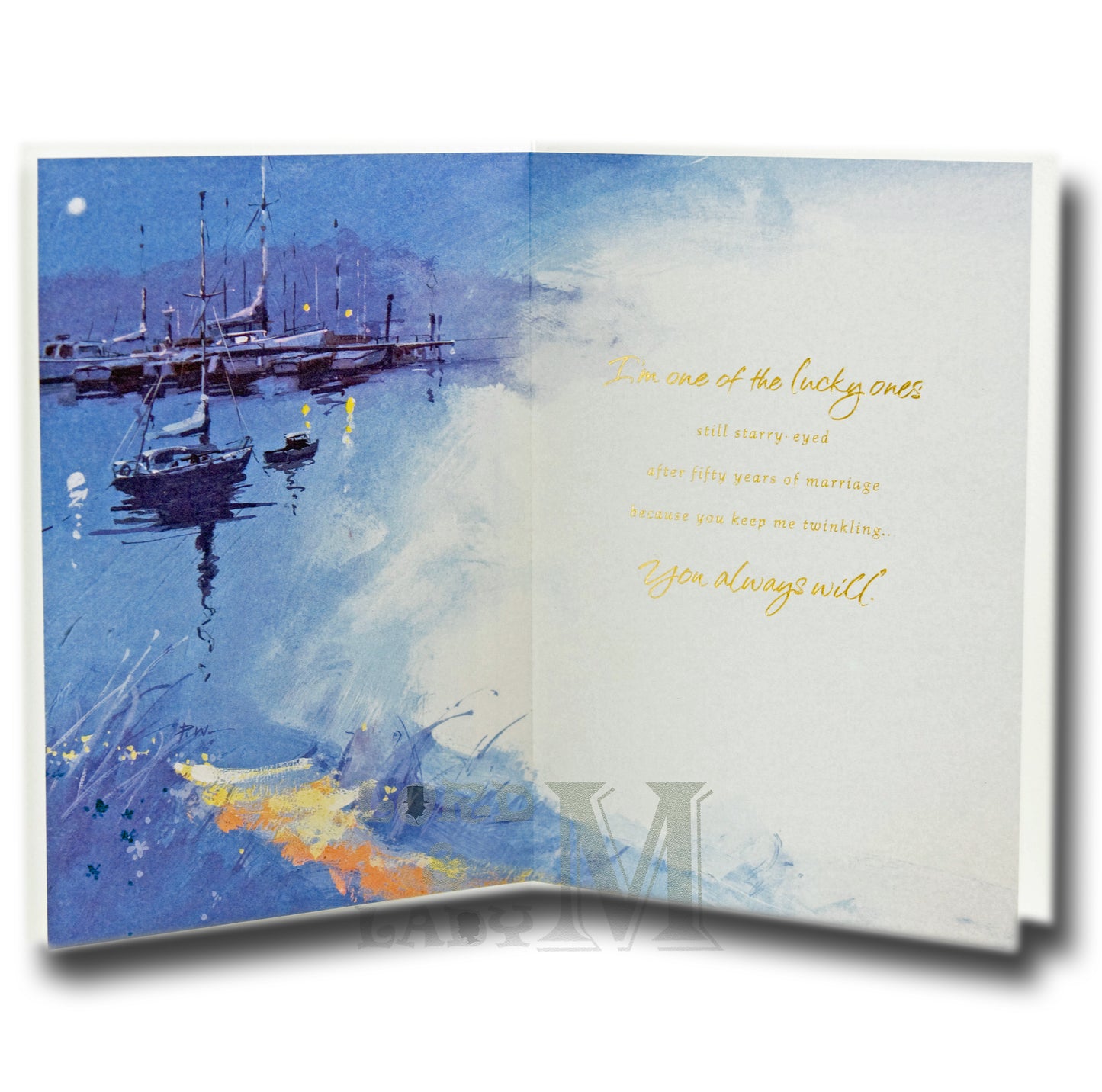 23cm - For My Husband Fifty Years Of Loving You