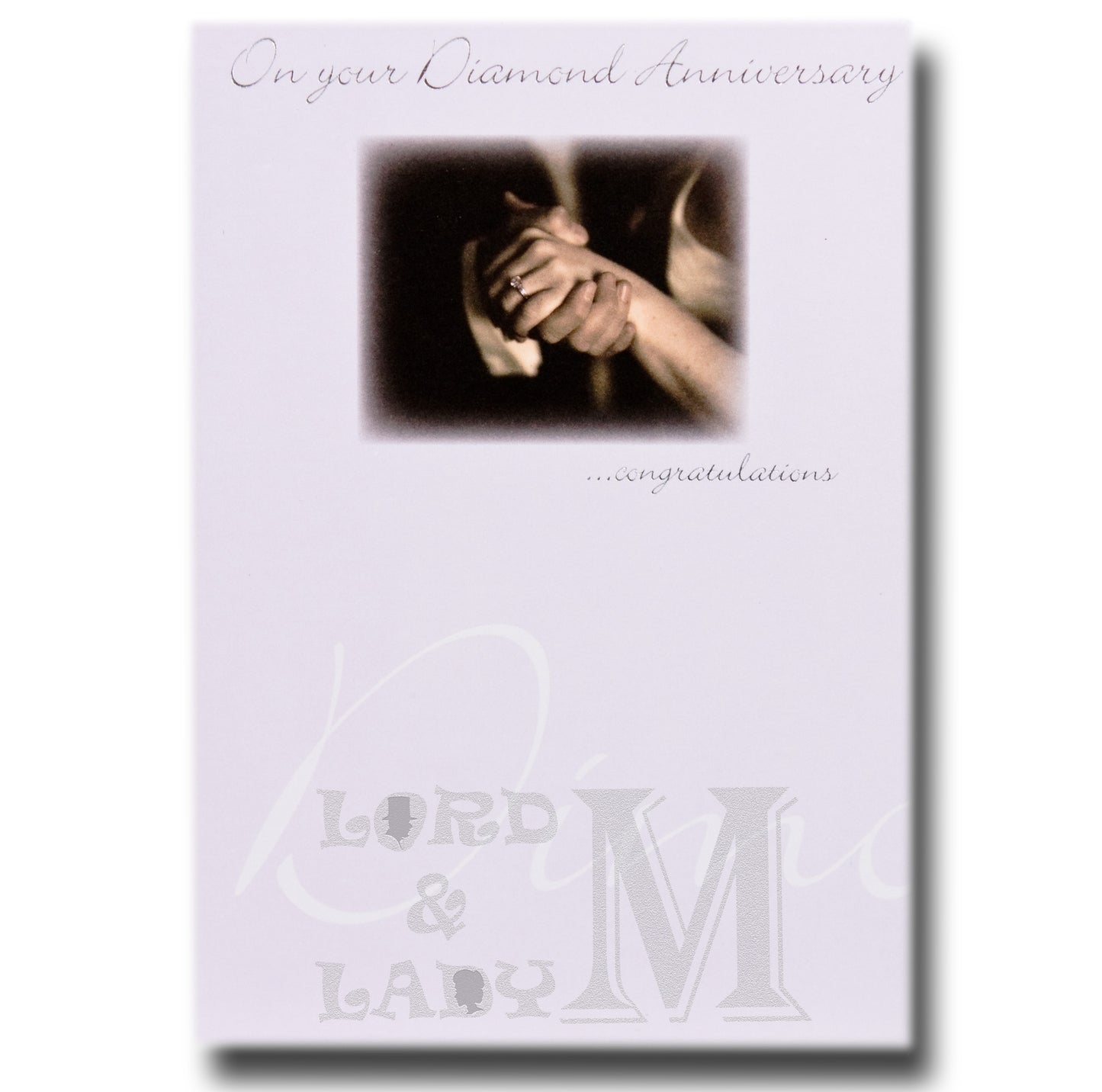 17cm - On Your Diamond Anniversary Congratulations
