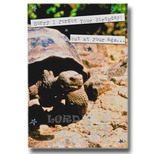 19cm - Sorry I Forgot Your Birthday But At Your Age