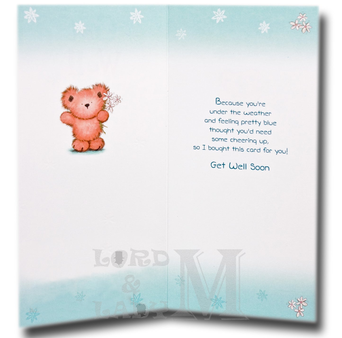 24cm - Get Well - Large Letter