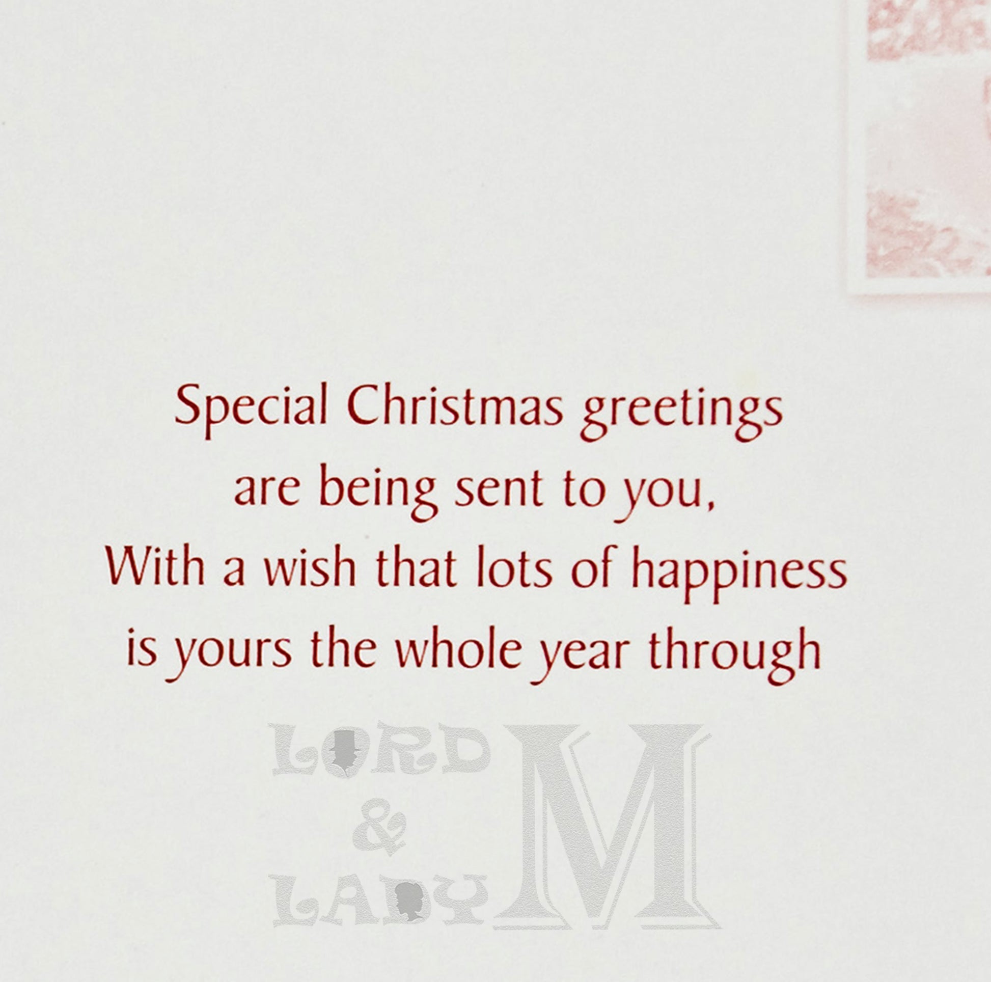 19cm - For A Special Husband Hope .... - CWH