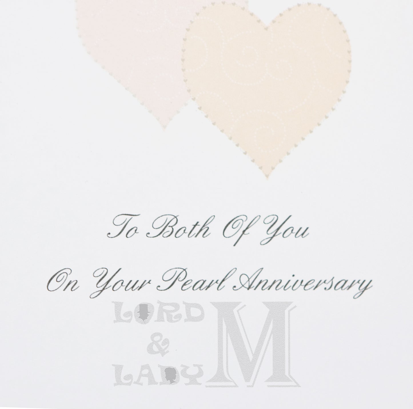 23cm - Special Wishes On Your Pearl Anniversary