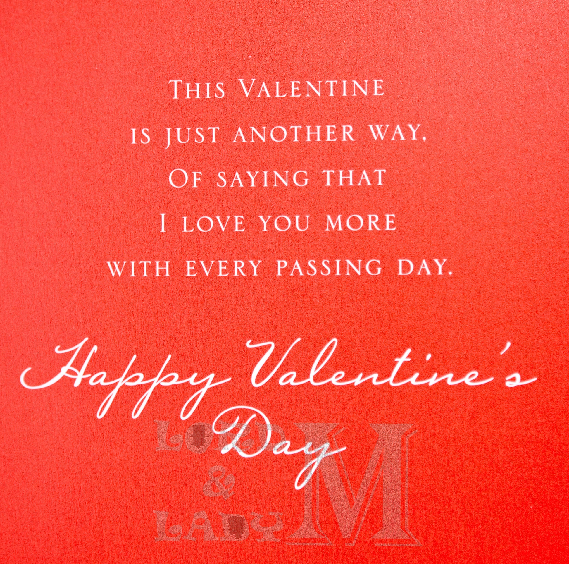 19cm - Happy Valentine's Day To My Fiancee - GH