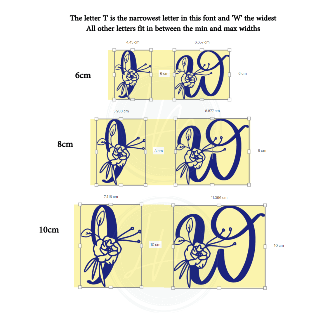 Initial Monogram - Vinyl Sticker Decal
