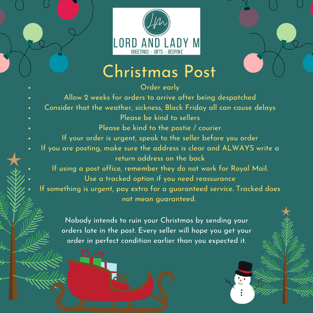 The dreaded Christmas post delays