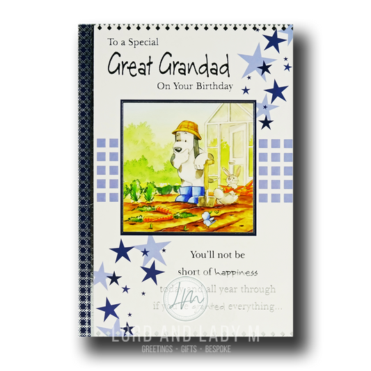 19cm - ... A Special Great Grandad - Gardening -E