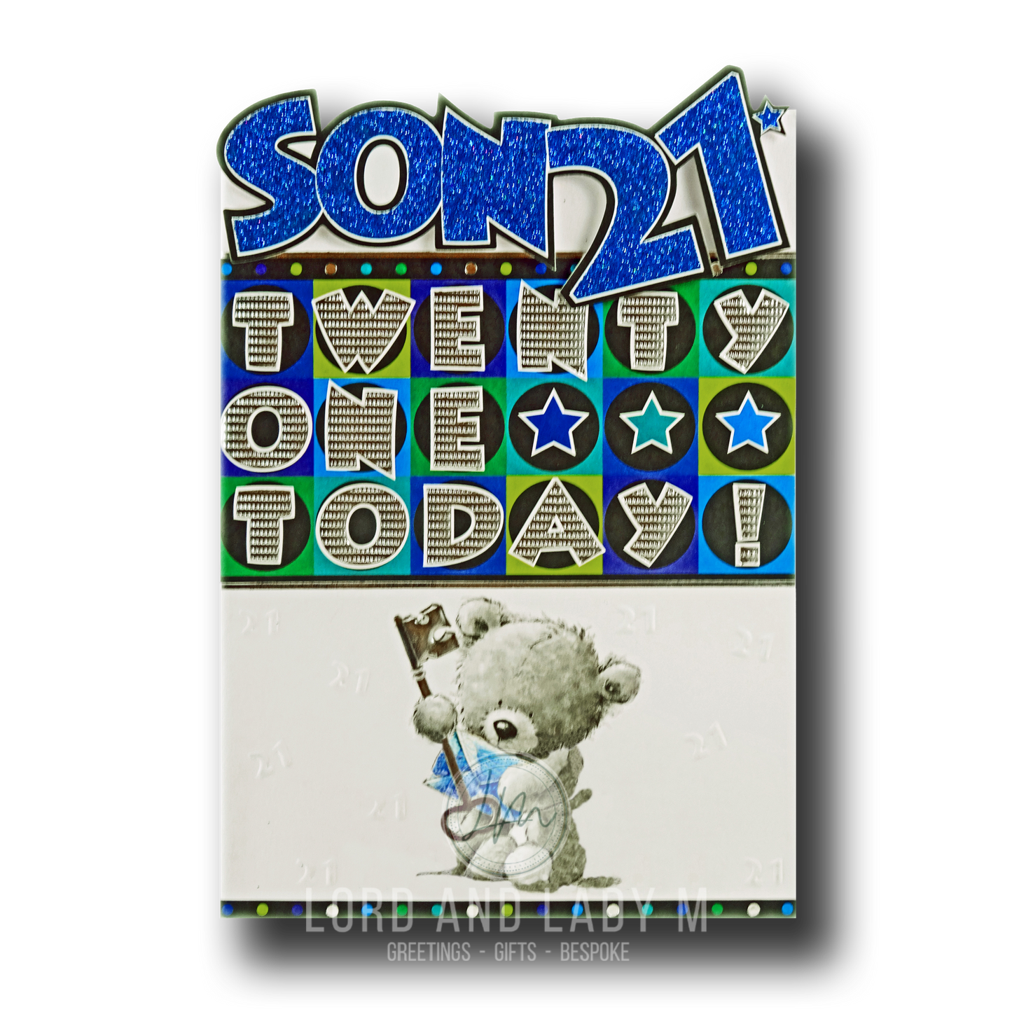 23cm - Son 21 Twenty One Today - Cute Bear - P