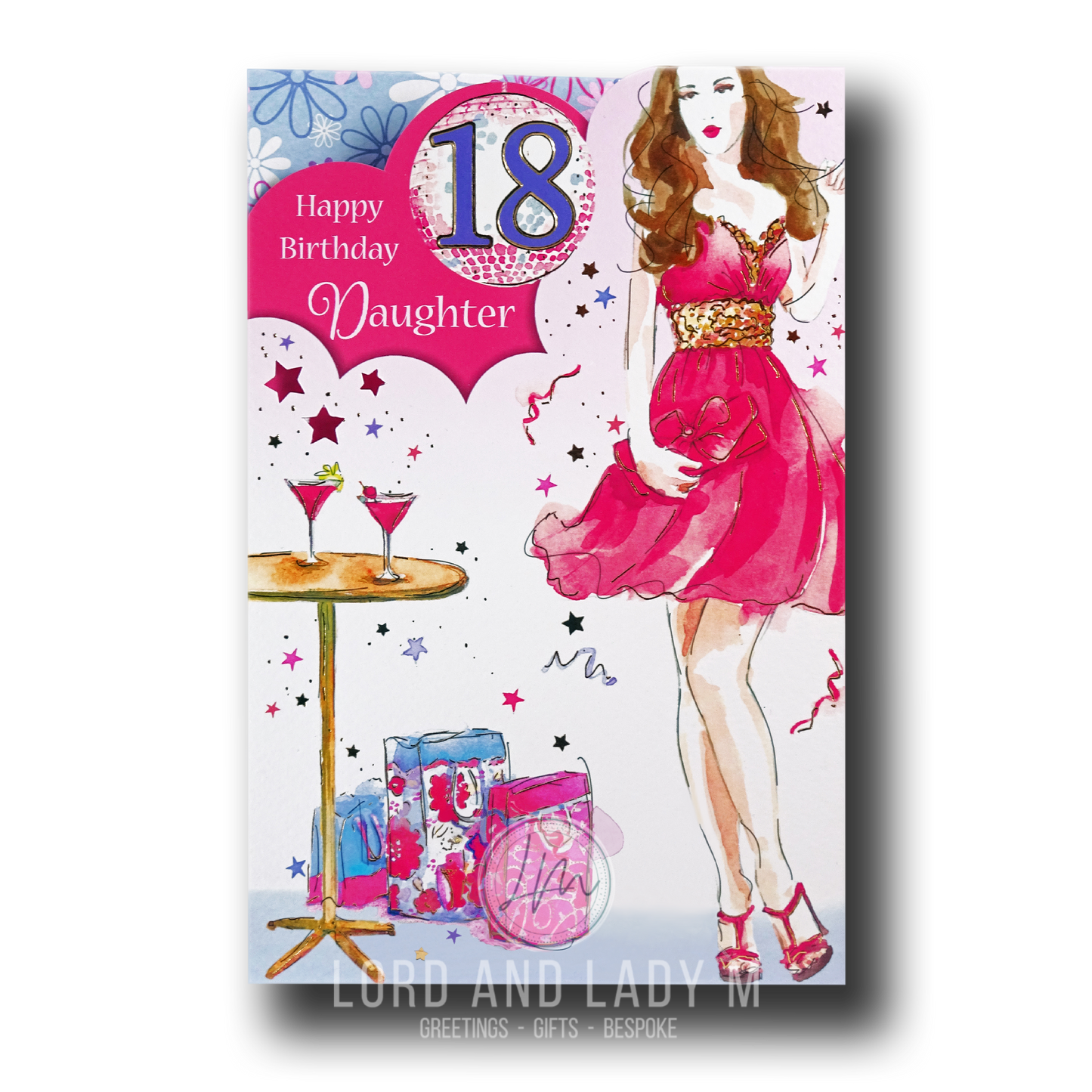 23cm - Happy Birthday Daughter 18 - P
