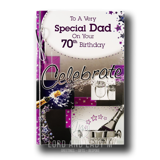 23cm - To A Very Special Dad On Your 70th .. - BGC