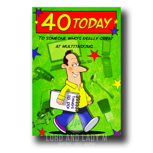 23cm - 40 Today To Someone Who's Really Great -CWH