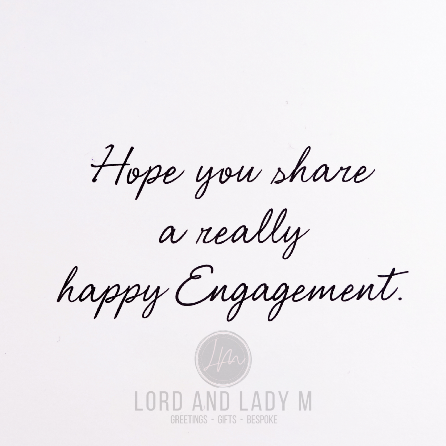 19cm - On Your Engagement