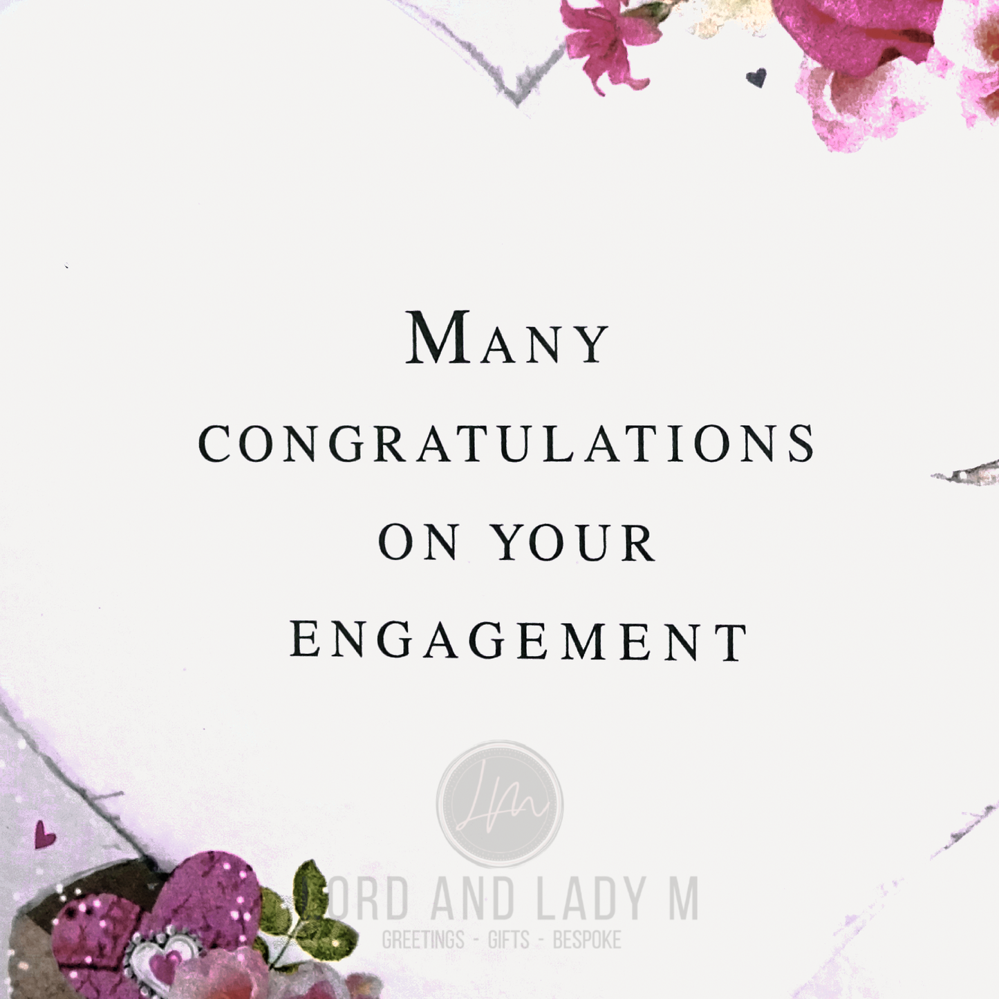 23cm - On Your Engagement With Best Wishes - CWH