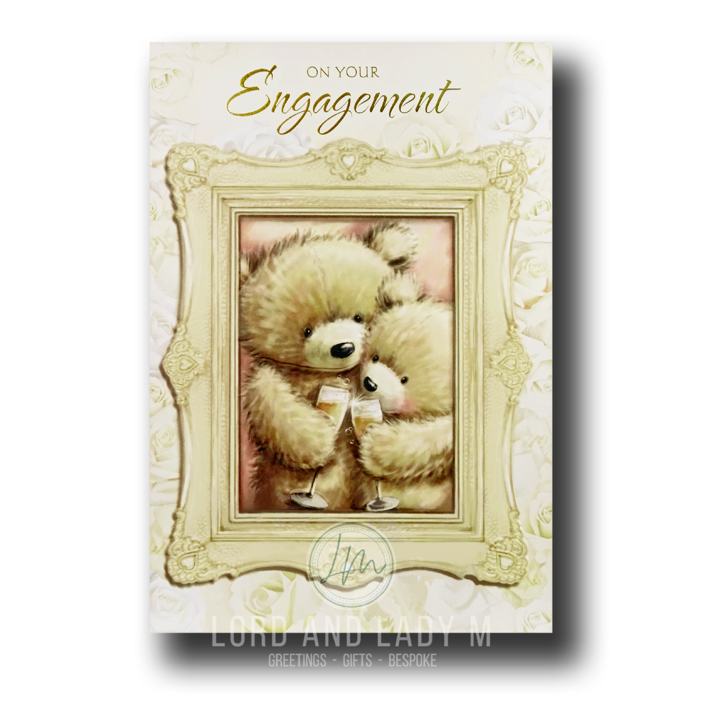 20cm - On Your Engagement - Bears In Frame - CWH