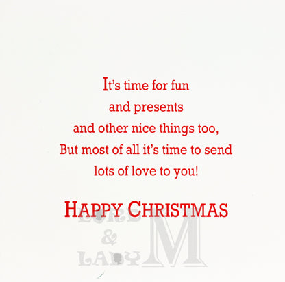 19cm - Fantastic Nephew - A Very Happy Christmas