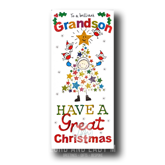 22cm - To A Brilliant Grandson Have A Great - OH