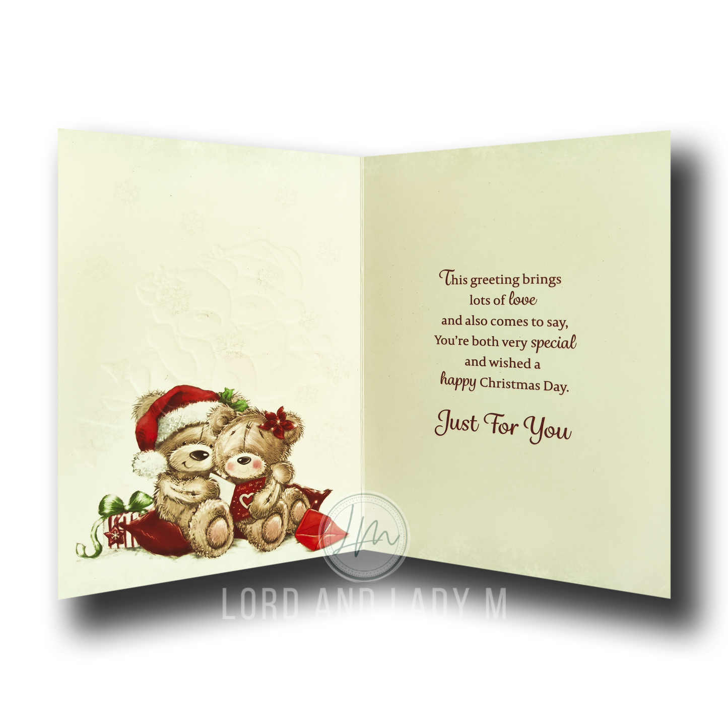 19cm - .. Love At Christmas Nannie & Grandad - BGC